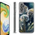 thumbnail image 1 of OneToughShield ® Case Compatible with Samsung Galaxy S24, Shockproof Bumper Phone Case, with Tempered Glass Screen Protector - Dandelion Color, 1 of 4
