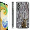 thumbnail image 1 of OneToughShield ® Case Compatible with Samsung Galaxy S24, Shockproof Bumper Phone Case, with Tempered Glass Screen Protector - Deer/Snow/Camo, 1 of 4