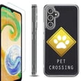 thumbnail image 1 of OneToughShield ® Case Compatible with Samsung Galaxy S24, Shockproof Bumper Phone Case, with Tempered Glass Screen Protector - Pet Crossing, 1 of 4