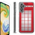 thumbnail image 1 of OneToughShield ® Case Compatible with Samsung Galaxy S24, Shockproof Bumper Phone Case, with Tempered Glass Screen Protector - Phone Booth Red, 1 of 4