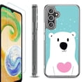 thumbnail image 1 of OneToughShield ® Case Compatible with Samsung Galaxy S24, Shockproof Bumper Phone Case, with Tempered Glass Screen Protector - Pola Bear, 1 of 4