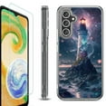 thumbnail image 1 of OneToughShield ® Case Compatible with Samsung Galaxy S24, Shockproof Bumper Phone Case, with Tempered Glass Screen Protector - Surreal Lighthouse, 1 of 4