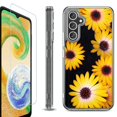 thumbnail image 1 of OneToughShield ® Case Compatible with Samsung Galaxy S24, Shockproof Bumper Phone Case, with Tempered Glass Screen Protector - Yellow Flower, 1 of 4