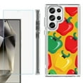 thumbnail image 1 of OneToughShield ® Case Compatible with Samsung Galaxy S24 Ultra, Shockproof Bumper Phone Case, with Tempered Glass Screen Protector - Bell Pepper, 1 of 4