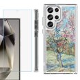 thumbnail image 1 of OneToughShield ® Case Compatible with Samsung Galaxy S24 Ultra, Shockproof Bumper Phone Case, with Tempered Glass Screen Protector - Blossom Tree, 1 of 4