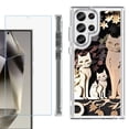 thumbnail image 1 of OneToughShield ® Case Compatible with Samsung Galaxy S24 Ultra, Shockproof Bumper Phone Case, with Tempered Glass Screen Protector - Cat Craft, 1 of 4