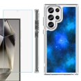 thumbnail image 1 of OneToughShield ® Case Compatible with Samsung Galaxy S24 Ultra, Shockproof Bumper Phone Case, with Tempered Glass Screen Protector - Cosmos/Stars, 1 of 4