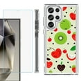 thumbnail image 1 of OneToughShield ® Case Compatible with Samsung Galaxy S24 Ultra, Shockproof Bumper Phone Case, with Tempered Glass Screen Protector - Fruit Mix, 1 of 4