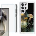 thumbnail image 1 of OneToughShield ® Case Compatible with Samsung Galaxy S24 Ultra, Shockproof Bumper Phone Case, with Tempered Glass Screen Protector - Jellyfish, 1 of 4