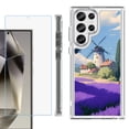 thumbnail image 1 of OneToughShield ® Case Compatible with Samsung Galaxy S24 Ultra, Shockproof Bumper Phone Case, with Tempered Glass Screen Protector - Lavender Field, 1 of 4