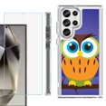 thumbnail image 1 of OneToughShield ® Case Compatible with Samsung Galaxy S24 Ultra, Shockproof Bumper Phone Case, with Tempered Glass Screen Protector - Night Owl, 1 of 4