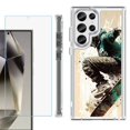 thumbnail image 1 of OneToughShield ® Case Compatible with Samsung Galaxy S24 Ultra, Shockproof Bumper Phone Case, with Tempered Glass Screen Protector - Skateboarding, 1 of 4