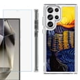 thumbnail image 1 of OneToughShield ® Case Compatible with Samsung Galaxy S24 Ultra, Shockproof Bumper Phone Case, with Tempered Glass Screen Protector - Sunset River, 1 of 4