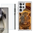thumbnail image 1 of OneToughShield ® Case Compatible with Samsung Galaxy S24 Ultra, Shockproof Bumper Phone Case, with Tempered Glass Screen Protector - Tiger Cub, 1 of 4