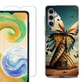 thumbnail image 1 of OneToughShield ® Compatible with Samsung Galaxy S24+ S24 Plus, Shockproof Fashion Phone Case, with Tempered Glass Screen Protector - Butterfly Windmills, 1 of 4