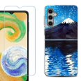 thumbnail image 1 of OneToughShield ® Compatible with Samsung Galaxy S24+ S24 Plus, Shockproof Fashion Phone Case, with Tempered Glass Screen Protector - Starry Night Fuji, 1 of 4