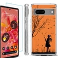 thumbnail image 1 of OneToughShield ® Compatible with Google Pixel 8, Shockproof Phone Case, with Tempered Glass Screen Protector - Autumn Leaf, 1 of 4