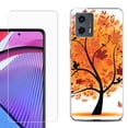 thumbnail image 1 of OneToughShield ® Compatible with Motorola Moto G 5G 2023, Shockproof Phone Case, with Tempered Glass Screen Protector - Golden Tree, 1 of 3