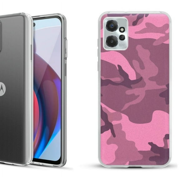 OneToughShield ® Compatible with Motorola Moto G Power 5G 2023 Fashion Phone Case - Camo Pink