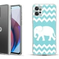 thumbnail image 1 of OneToughShield ® Compatible with Motorola Moto G Power 5G 2023 Fashion Phone Case - Chevron/Elephant, 1 of 3