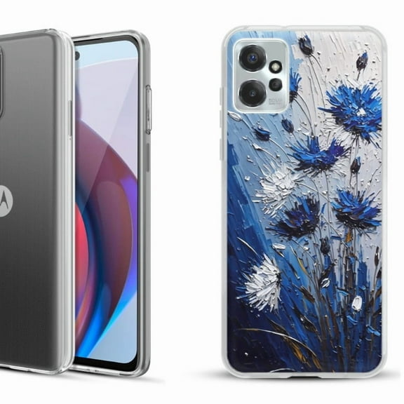 OneToughShield ® Compatible with Motorola Moto G Power 5G 2023 Fashion Phone Case - Cornflower