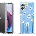thumbnail image 1 of OneToughShield ® Compatible with Motorola Moto G Power 5G 2023 Fashion Phone Case - Daisy Sky, 1 of 3