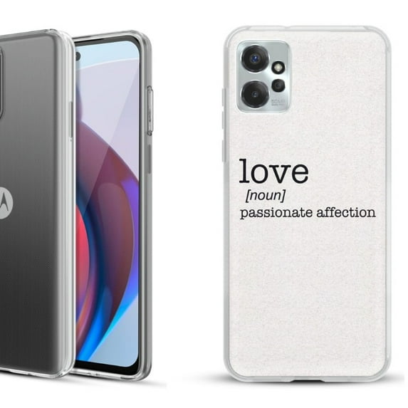 OneToughShield ® Compatible with Motorola Moto G Power 5G 2023 Fashion Phone Case - Dictionary/Love