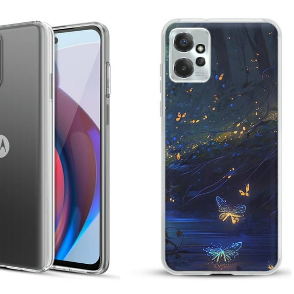 OneToughShield ® Compatible with Motorola Moto G Power 5G 2023 Fashion Phone Case - Fireflies Butterfly