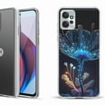 thumbnail image 1 of OneToughShield ® Compatible with Motorola Moto G Power 5G 2023 Fashion Phone Case - Glowing Flower, 1 of 3