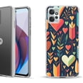 thumbnail image 1 of OneToughShield ® Compatible with Motorola Moto G Power 5G 2023 Fashion Phone Case - Hearts n Arrows, 1 of 3