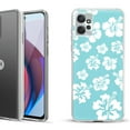 thumbnail image 1 of OneToughShield ® Compatible with Motorola Moto G Power 5G 2023 Fashion Phone Case - Hibiscus Teal, 1 of 3