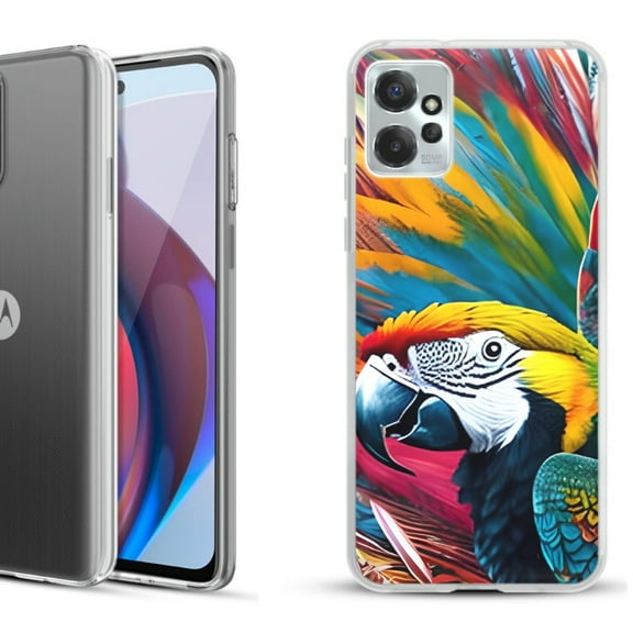 OneToughShield ® Compatible with Motorola Moto G Power 5G 2023 Fashion Phone Case - Macaw