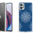 thumbnail image 1 of OneToughShield ® Compatible with Motorola Moto G Power 5G 2023 Fashion Phone Case - Mandala / Blue, 1 of 3