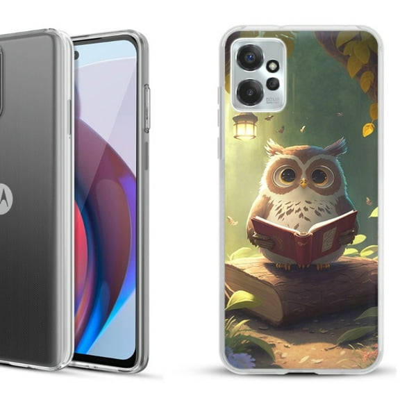 OneToughShield ® Compatible with Motorola Moto G Power 5G 2023 Fashion Phone Case - Owl Reading