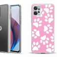 thumbnail image 1 of OneToughShield ® Compatible with Motorola Moto G Power 5G 2023 Fashion Phone Case - Pet Paw/ Pink, 1 of 3