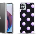 thumbnail image 1 of OneToughShield ® Compatible with Motorola Moto G Power 5G 2023 Fashion Phone Case - Polka Dot / Purple, 1 of 3