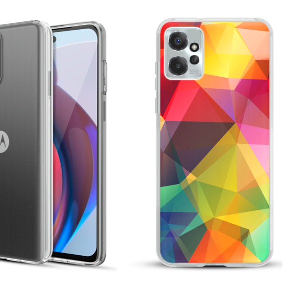 OneToughShield ® Compatible with Motorola Moto G Power 5G 2023 Fashion Phone Case - Polygon