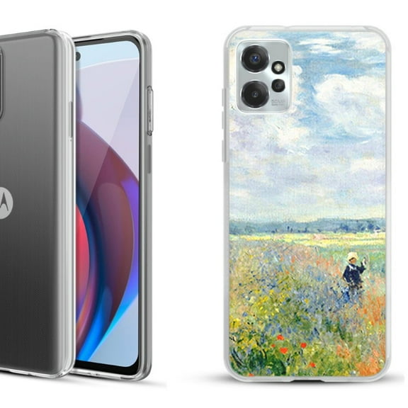 OneToughShield ® Compatible with Motorola Moto G Power 5G 2023 Fashion Phone Case - Poppy Field