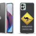 thumbnail image 1 of OneToughShield ® Compatible with Motorola Moto G Power 5G 2023 Fashion Phone Case - Road Sign Kangaroo, 1 of 3