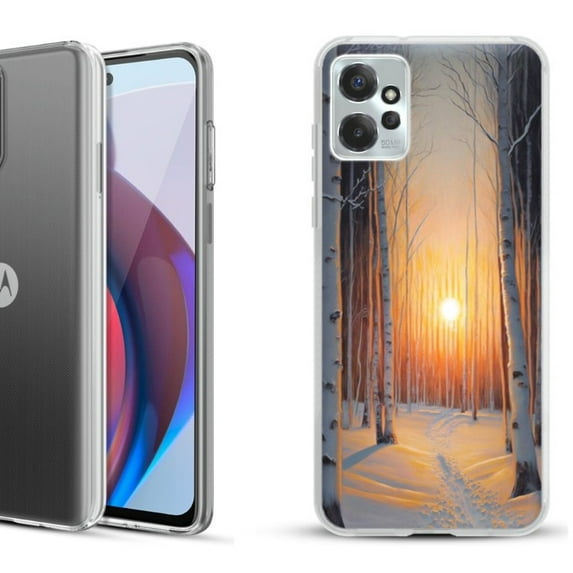 OneToughShield ® Compatible with Motorola Moto G Power 5G 2023 Fashion Phone Case - Snow Forest