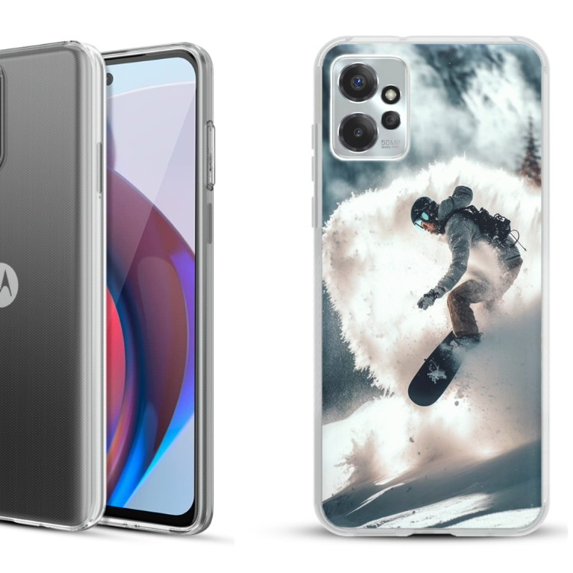 OneToughShield ® Compatible with Motorola Moto G Power 5G 2023 Fashion Phone Case - Snowboarding