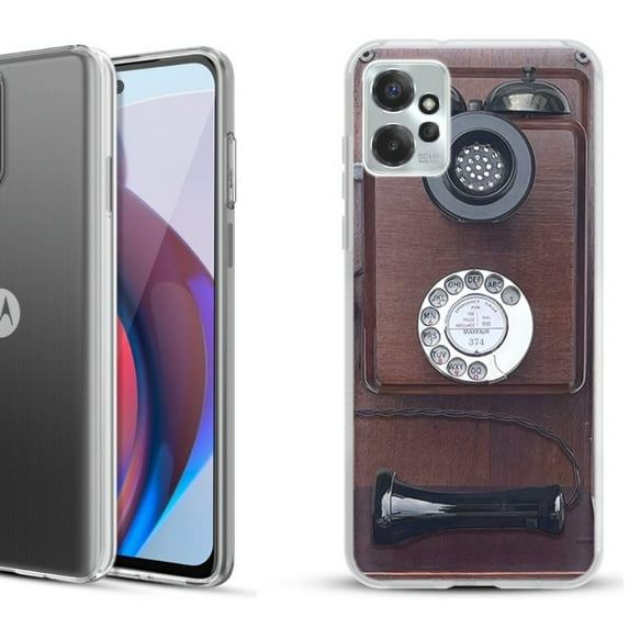 OneToughShield ® Compatible with Motorola Moto G Power 5G 2023 Fashion Phone Case - Vintage Payphone