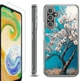 thumbnail image 1 of OneToughShield ® Compatible with Samsung Galaxy A15 5G, Shockproof Bumper Phone Case, with Tempered Glass Screen Protector - Almond Tree, 1 of 4