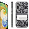 thumbnail image 1 of OneToughShield ® Compatible with Samsung Galaxy A15 5G, Shockproof Bumper Phone Case, with Tempered Glass Screen Protector - Composition Book, 1 of 4