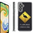 thumbnail image 1 of OneToughShield ® Compatible with Samsung Galaxy A15 5G, Shockproof Bumper Phone Case, with Tempered Glass Screen Protector - Flamingo, 1 of 4