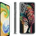 thumbnail image 1 of OneToughShield ® Compatible with Samsung Galaxy A15 5G, Shockproof Bumper Phone Case, with Tempered Glass Screen Protector - Musical Tree, 1 of 4