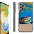 thumbnail image 1 of OneToughShield ® Compatible with Samsung Galaxy A15 5G, Shockproof Bumper Phone Case, with Tempered Glass Screen Protector - Sea Turtle Beach, 1 of 4
