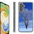 thumbnail image 1 of OneToughShield ® Compatible with Samsung Galaxy A15 5G, Shockproof Bumper Phone Case, with Tempered Glass Screen Protector - Snowing Tree, 1 of 4