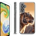 thumbnail image 1 of OneToughShield ® Compatible with Samsung Galaxy A15 5G, Shockproof Bumper Phone Case, with Tempered Glass Screen Protector - Tiger, 1 of 4