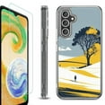 thumbnail image 1 of OneToughShield ® Compatible with Samsung Galaxy A15 5G, Shockproof Bumper Phone Case, with Tempered Glass Screen Protector - Tree on Hill, 1 of 4